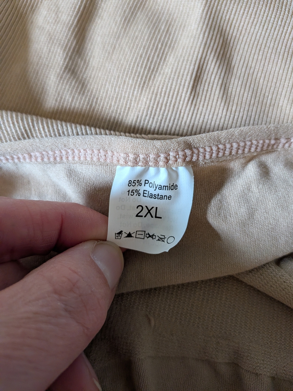 Seamless Shapewear Bodysuit in Black and Nude - Picture 8 of 8